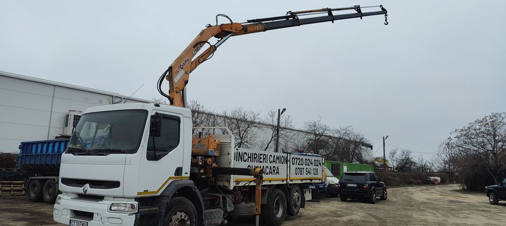Transport marfa. Duba cu lift, camion cu macara, camion 7,5tone