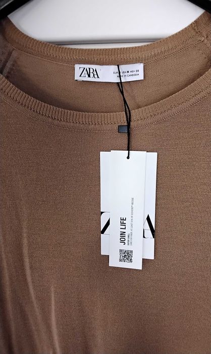 Пуловер Zara с дълъг ръкав, размер M