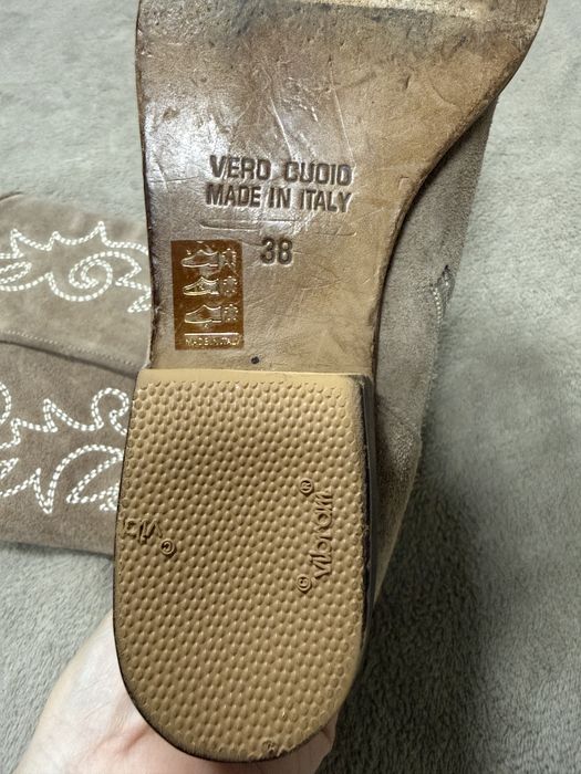 Ciocate cizme piele intoarsa 38 crem