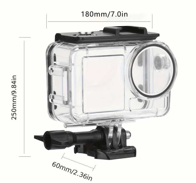 Stick + carcasa subacvatica DJI Osmo Action 3 / 4 / 5 Pro + 3 filtre