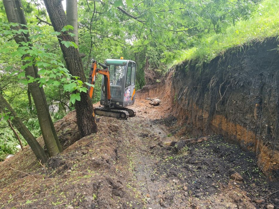 Execut sapaturi , fundatii , terasamente ,fose, santuri apa gaz curent