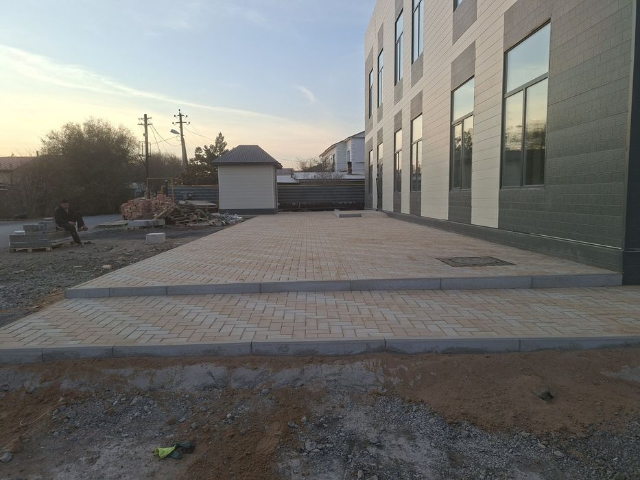 Укладка брусчатки