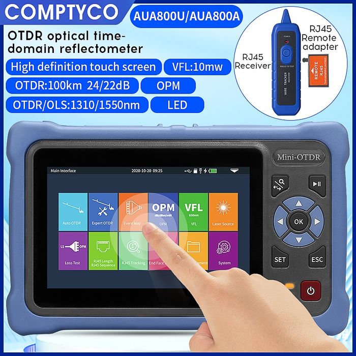 COMPTYCO AUA800U/AUA800A Mini OTDR – Optik Tolali Tarmoq Testeri
