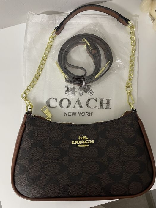 Geantă Coach maro