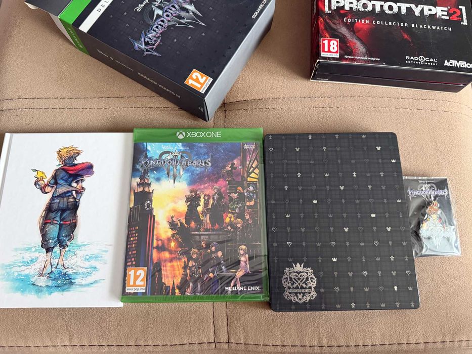 Kingdom Hearts 3 Deluxe/Prototype 2 и 6 steelbooks Xbox