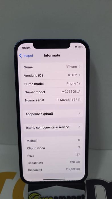 Telefon mobil Apple iPhone 12, 128GB, Blue Apple Vezi toate -N-