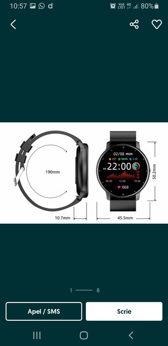 Ceas inteligent zl02D