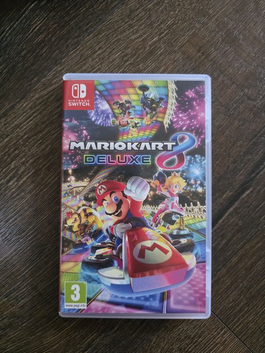 Волан с педали HORI - Pro Deluxe, Mario Kart + игра Mario Cart Deluxe -  Nintendo Switch
