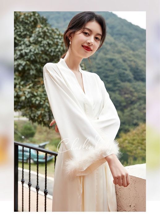 Халат + сорочка  для сборов невест