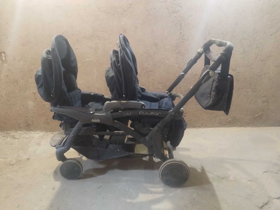 Детска количка за близнаци Cam Pulsar