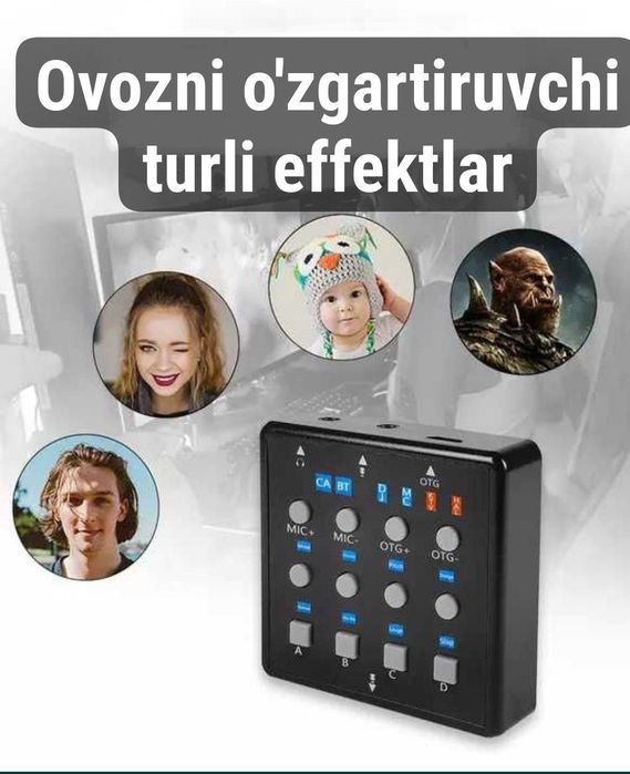 Bloger lar, YouTube rlar, Instagram uchun ovoz effekt