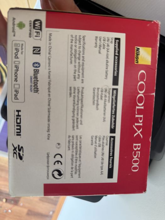 Aparat foto Nikon coolpix B 500