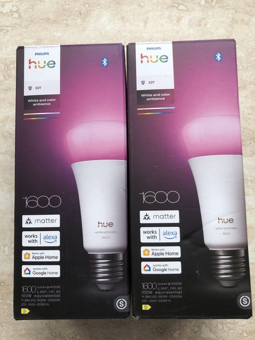 Bec Philips Hue E27 1100 lumeni si 1600 lumeni