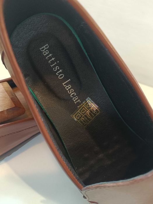 Pantofi loafer 42 41 slip on Battisto Lascari NOI piele naturala moale