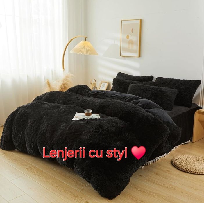 Lenjerii 6piese FLUFFY cu ciucuri