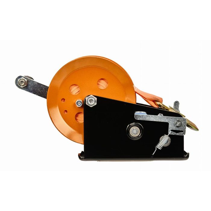 Troliu manual cu chinga 10m, capacitate 1588kg, latime 50mm, Kraft