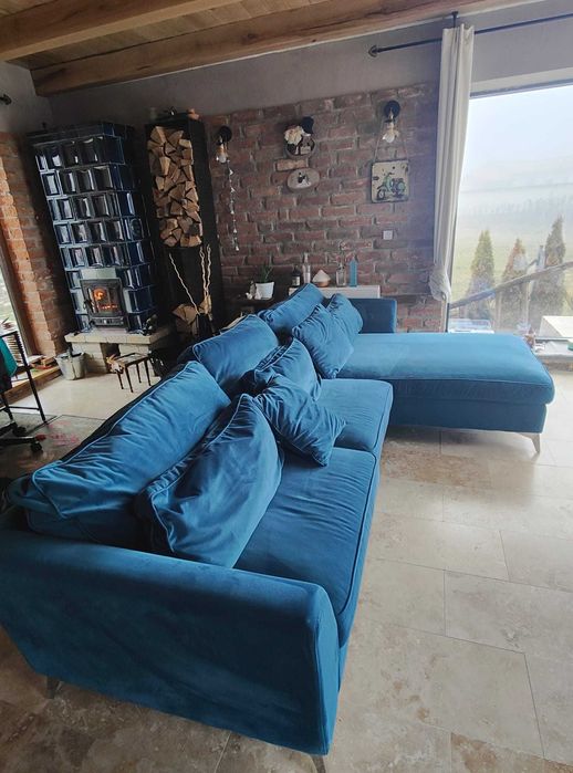 Canapea LENNOX Colțar cu șezlong dreapta (Mobexpert)