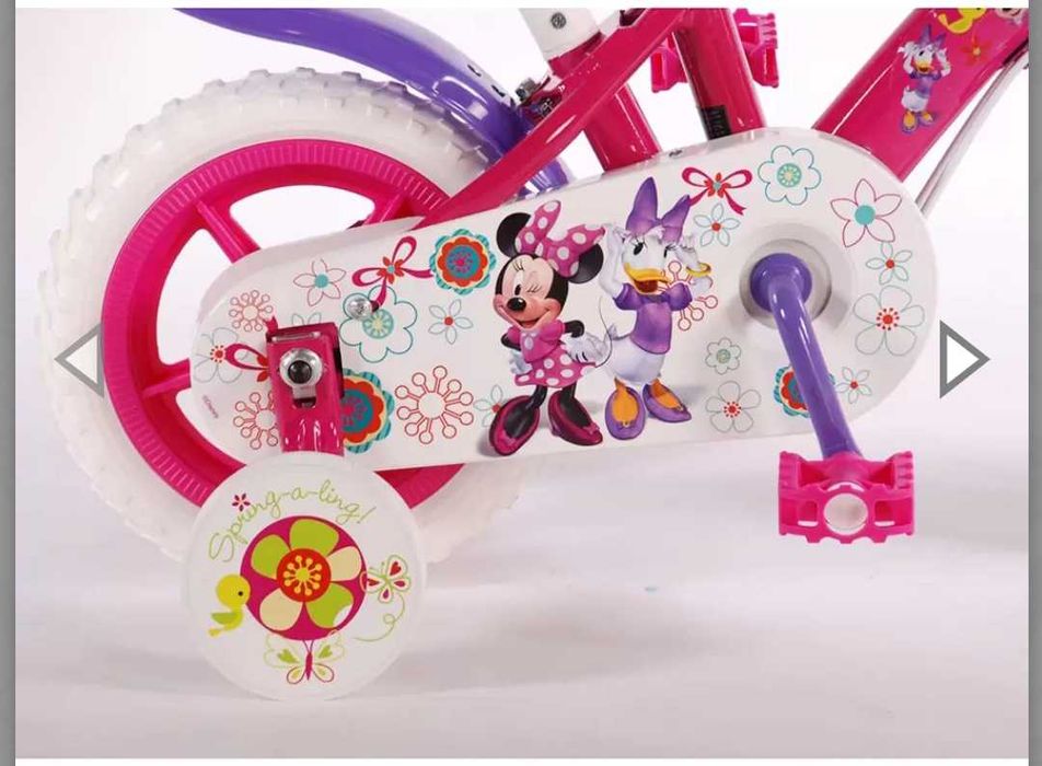 Детски велосипед с родителски контрол Мини Маус 10"