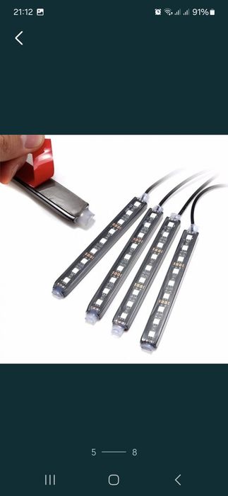 Lumini ambientale led RGB