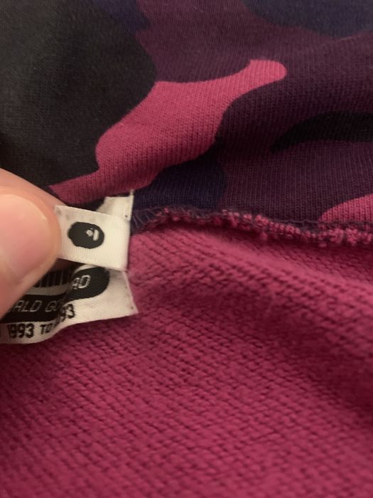 Hanorac Bape Shark Purple Camo