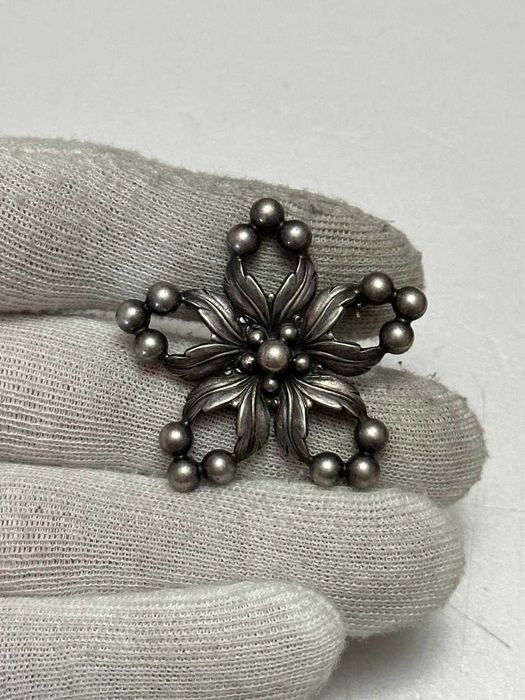 BROSA ARGINT 925 - Floare Stilizata - Niels Eric From - Denmark - 1950