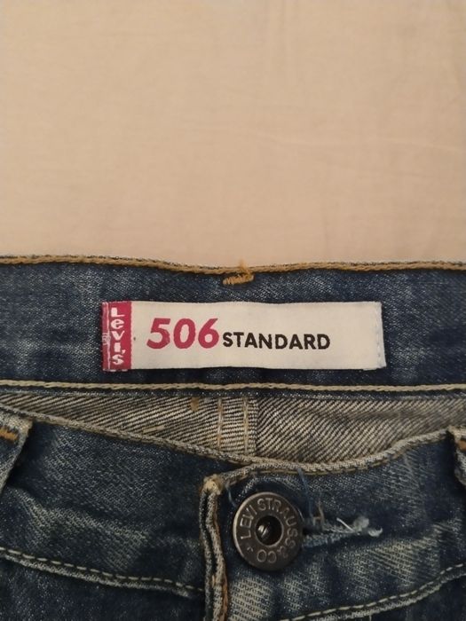 Levis новые синие мужские джинсы, модель 506, размер 34, 100% хлопок