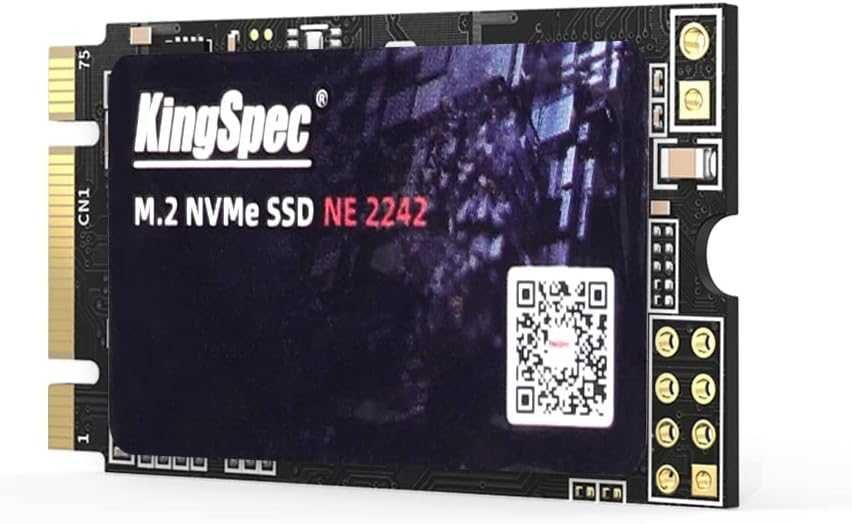 KingSpec 1TB NVME SSD M.2 B+M key 2242 PCIe for Laptop WWAN