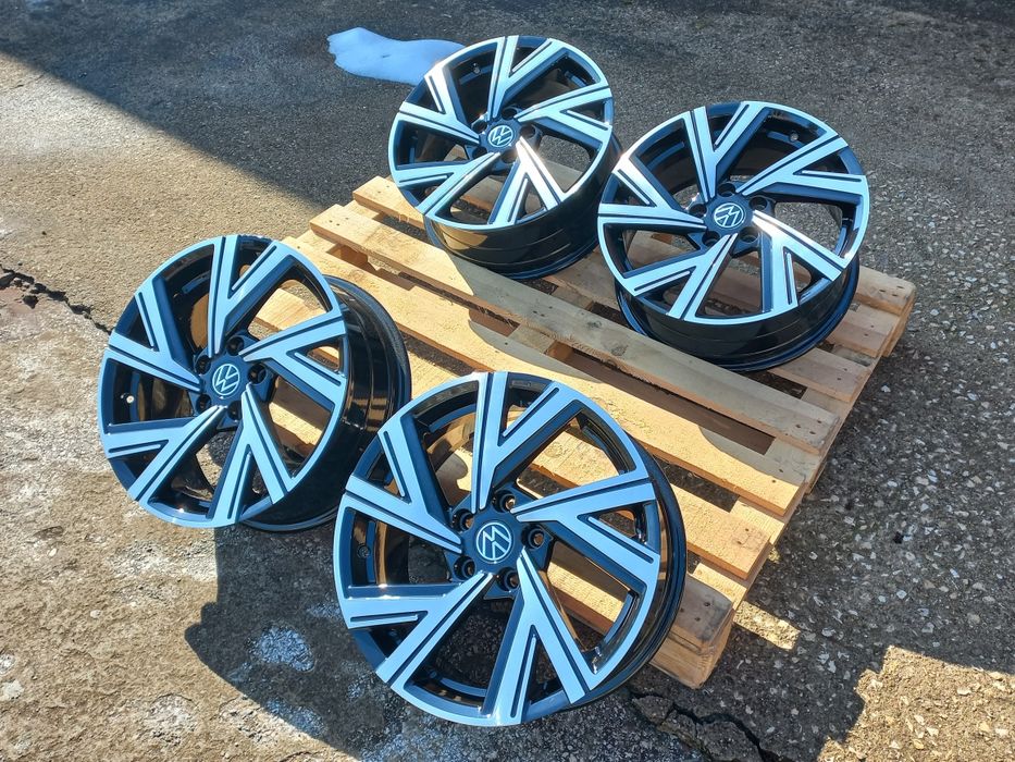 17"Vw 5х112 Golf Gti Gtd Passat Touran Caddy 7.5ж ет40 Чисто Нови