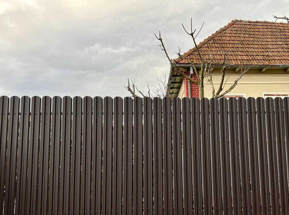 Garduri din sipca metalica, panou stil jaluzele si alte modele