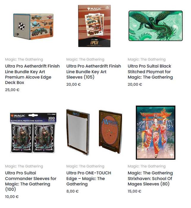 Flesh and Blood, Magic: The Gathering, Pokemon, Star Wars: Unlimited