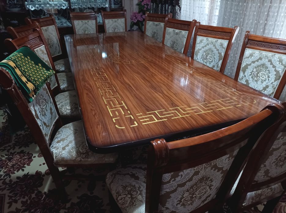 Stol stul 12 kishilik