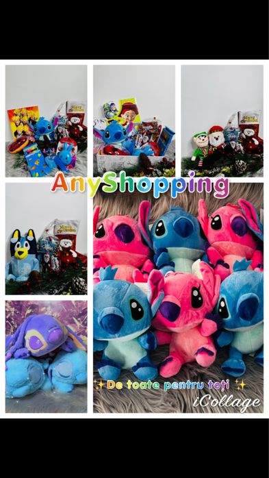 Ursuelt plus stitch 20cm/25cm/30cm/labubu stitch/ghiozdanel/respira