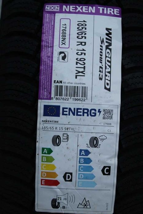 Anvelope iarna noi 185/65R15, 92T, XL, Nexen