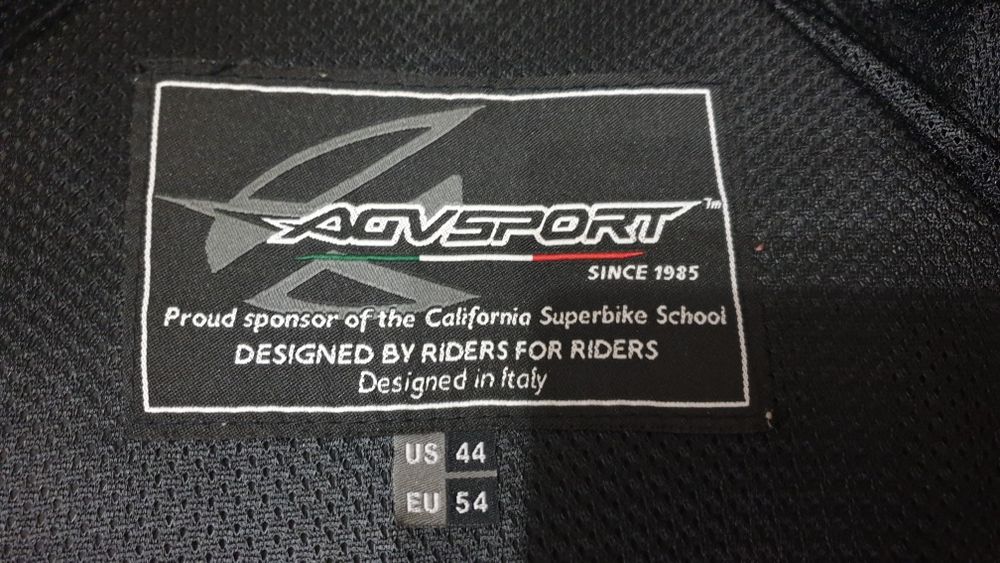 Кожаная мотокуртку AGVSPORT