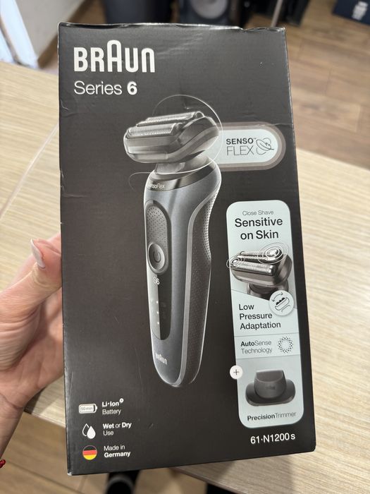 Aparat de ras electric Braun Series 6 61-N1000s, NOU/Sigilat!