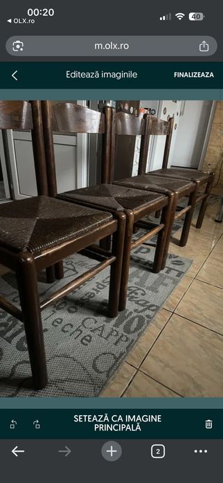 Masă bucătărie și scaune