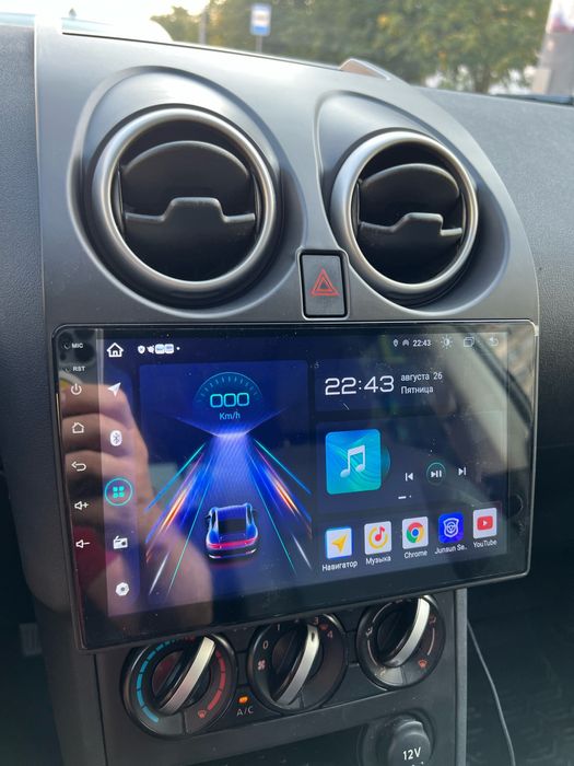 Nissan Qashqai J10 мултимедия Android Нисан Кашкай GPS Carplay