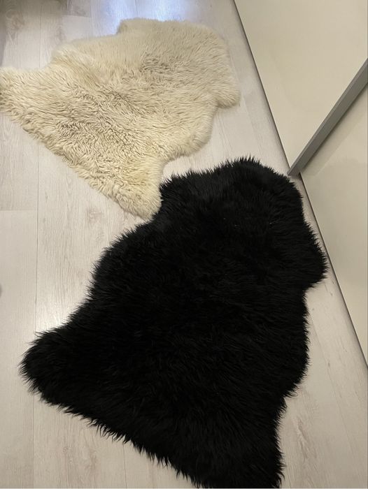 Covoras blanita negru
