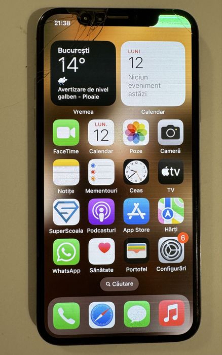 iPhone X – Ecran spart / Pentru piese sau recondiționare
