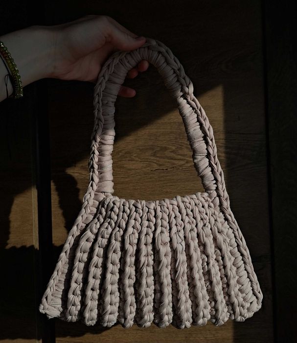 Geantă handmade croșetată