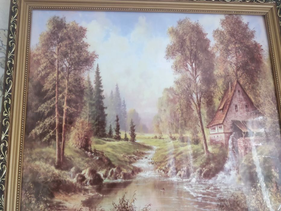 Продаю  картины б/у пейзаж