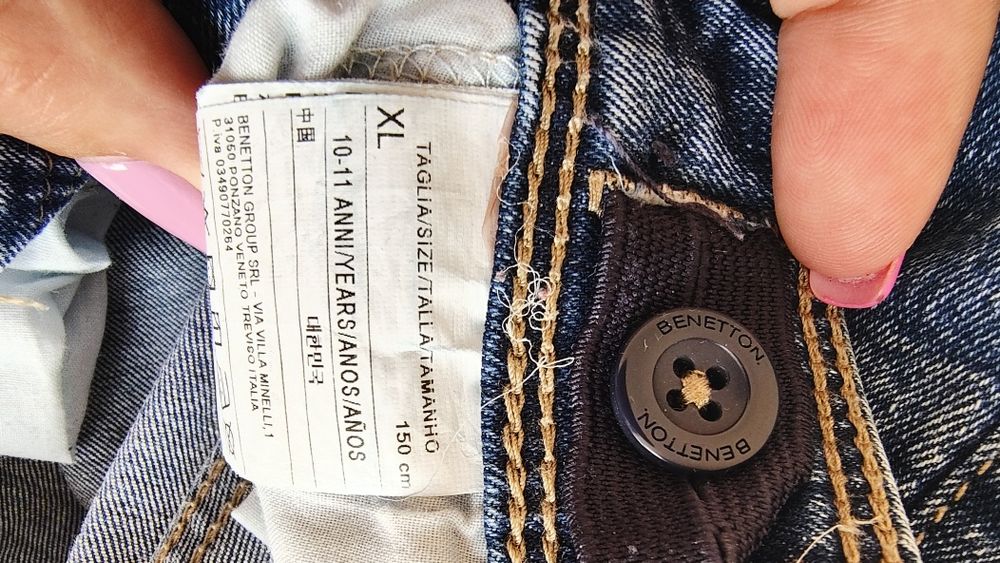 Benetton и Mango дънки 10-11 г.