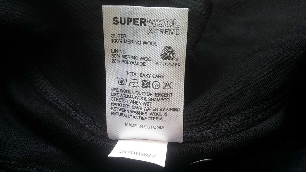 AKLIMA RAGNAROK SUPERWOOL X-TREME Jacket 100% Merino Wool размер XXL горница - 2074