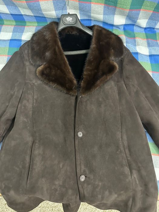 Натуральная норковая дубленка