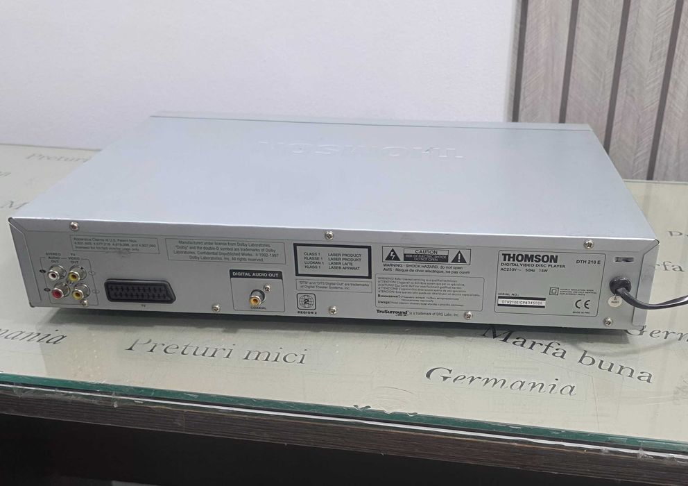 Thomson DTH210 DVD Player MP3 Dolby Digital DTS