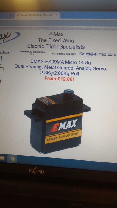 Automodel mini servo EMAX, metal, dual rulmentat precizie premium