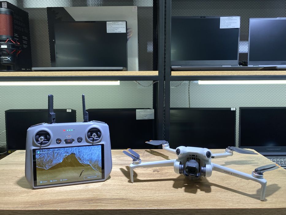 Дрон DJI Mini 4 Pro Fly More Combo Plus, DJI RC 2, белый, 10472/А10