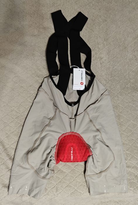 Pantaloni ciclism dama, CASTELLI, mar.M, mod.Espresso, colanti bretele