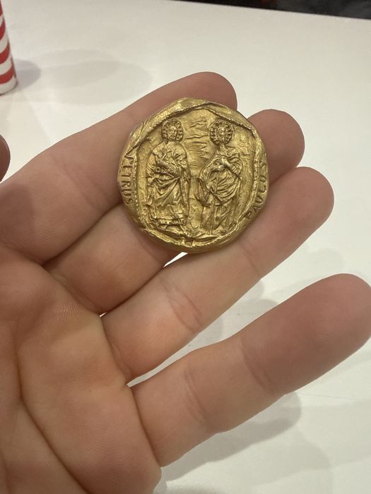 Vand monede suflata cu aur de colectie