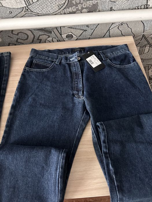 Джинсовые брюки прямые